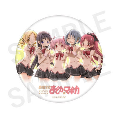 PUELLA MAGI MADOKA MAGICA Can Badge  Illustration by Ume Aoki